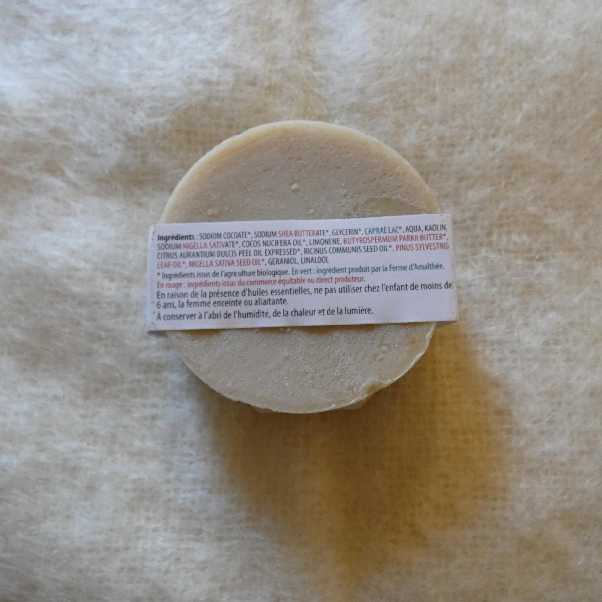 Savon à barbe lait chèvre cachemire bio