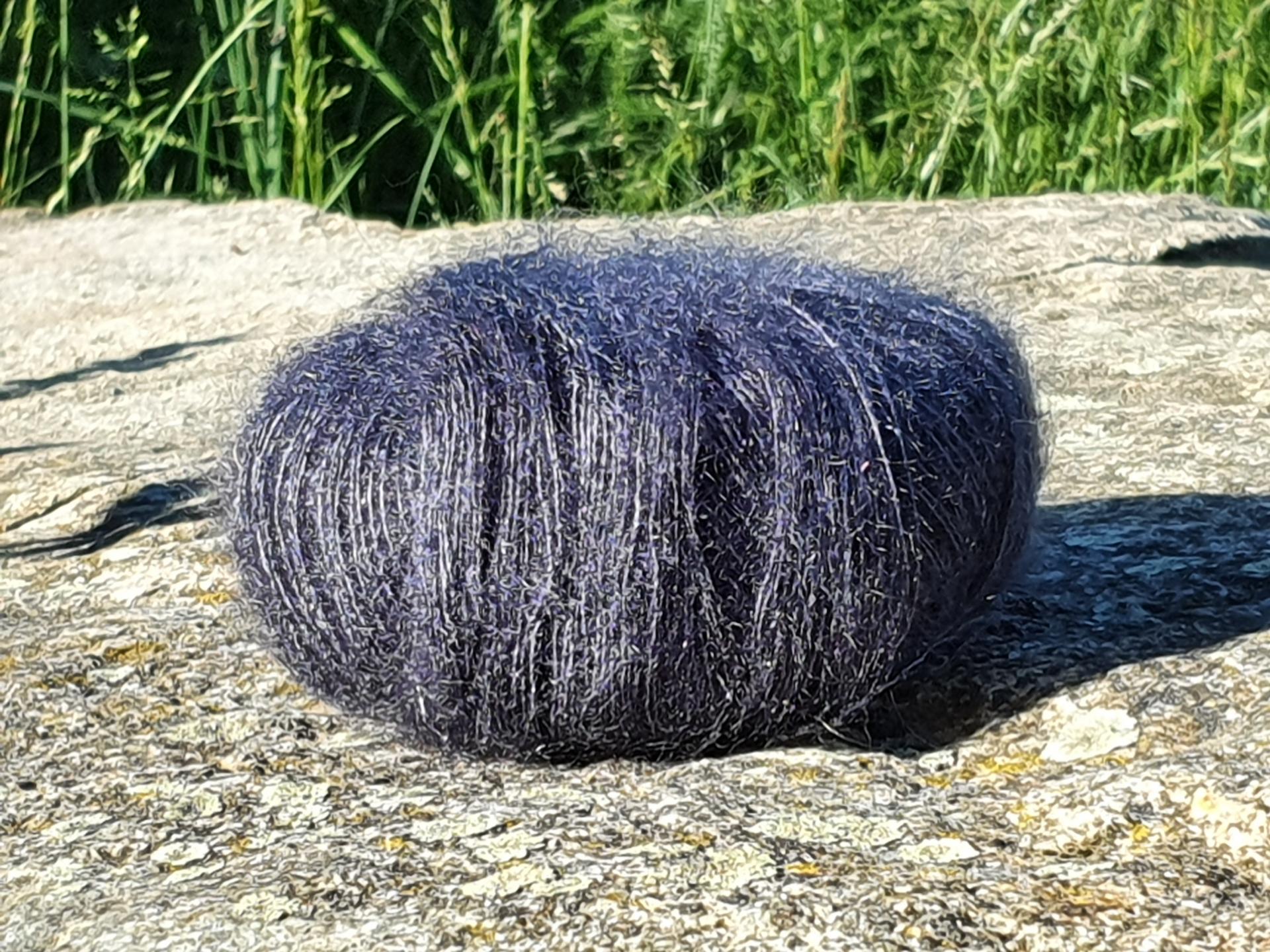 Pelote laine Mohair Elégance orage