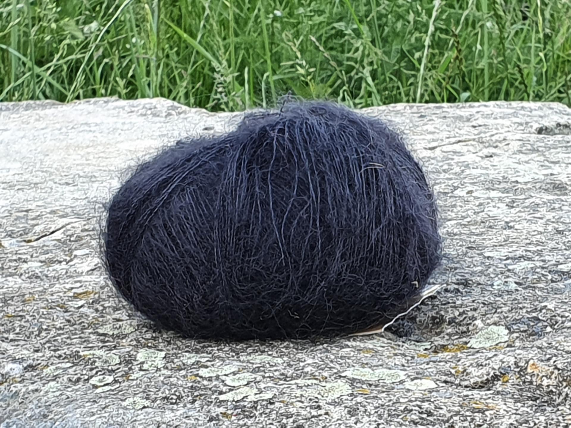 Pelote laine Mohair Elégance noir