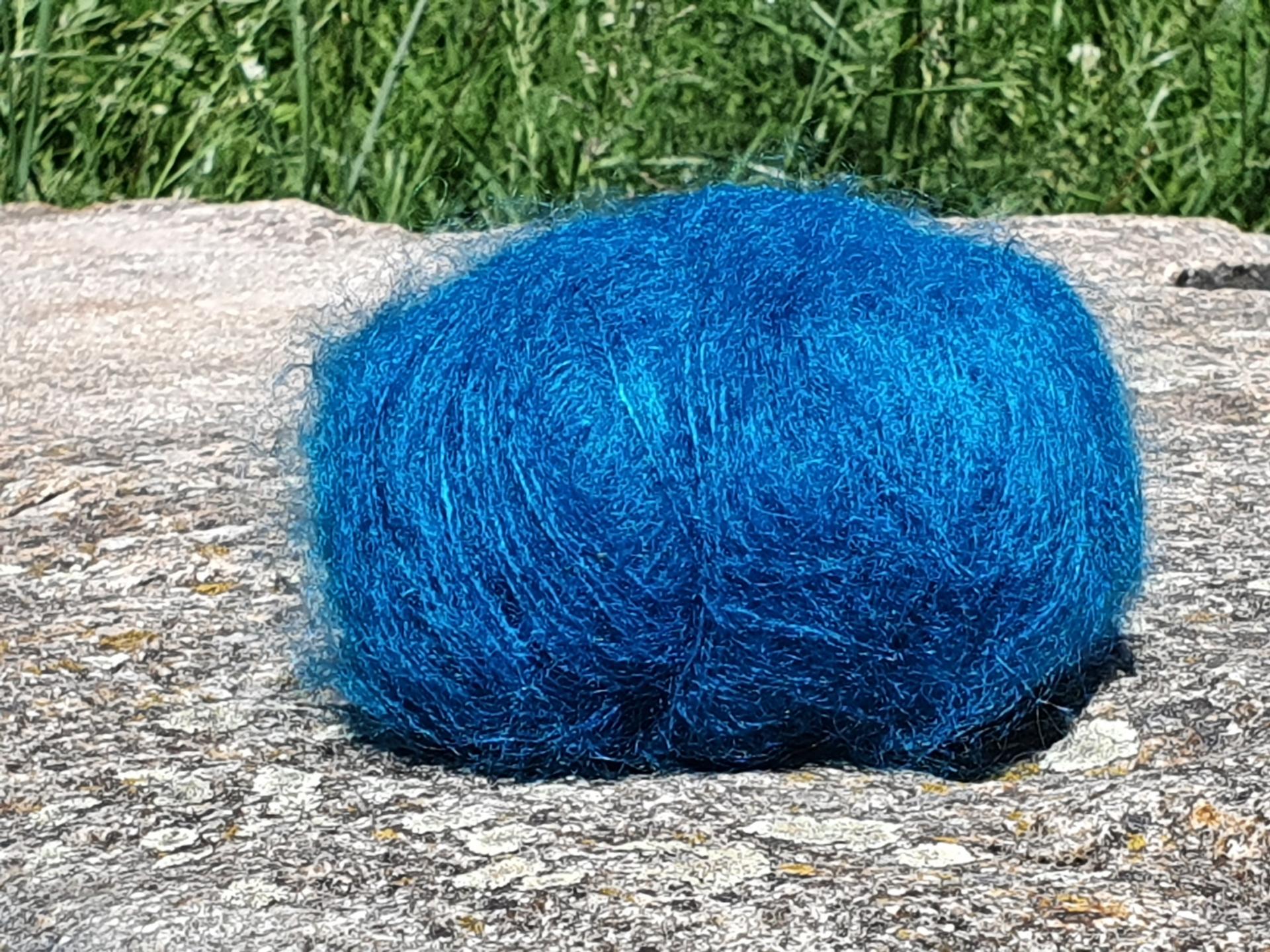 Pelote laine Mohair Primadonna lagon