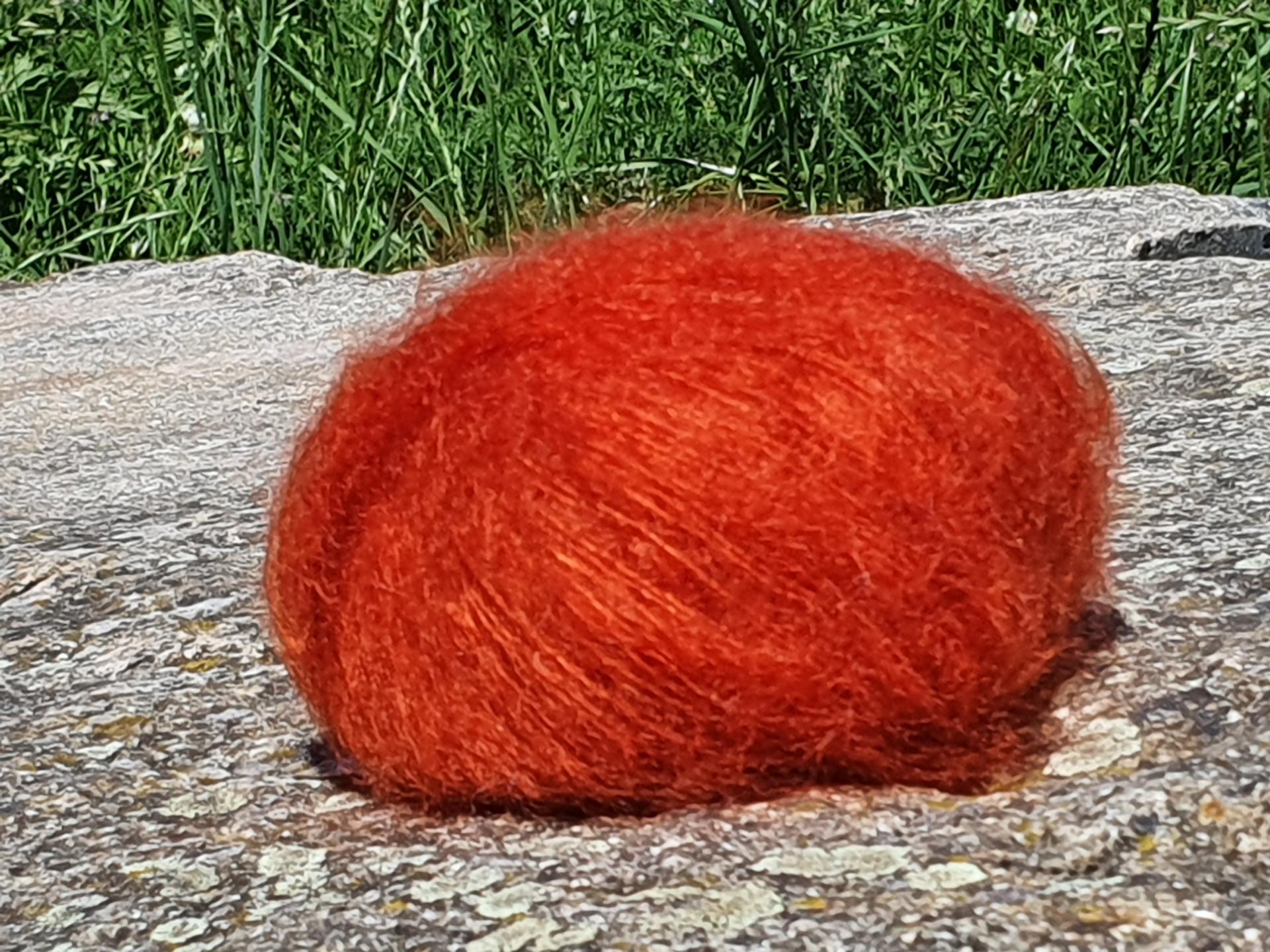 Pelote laine Mohair Primadonna potiron