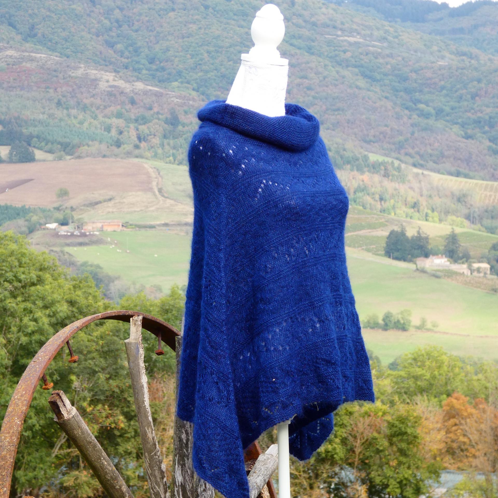 Poncho Mohair nocturne