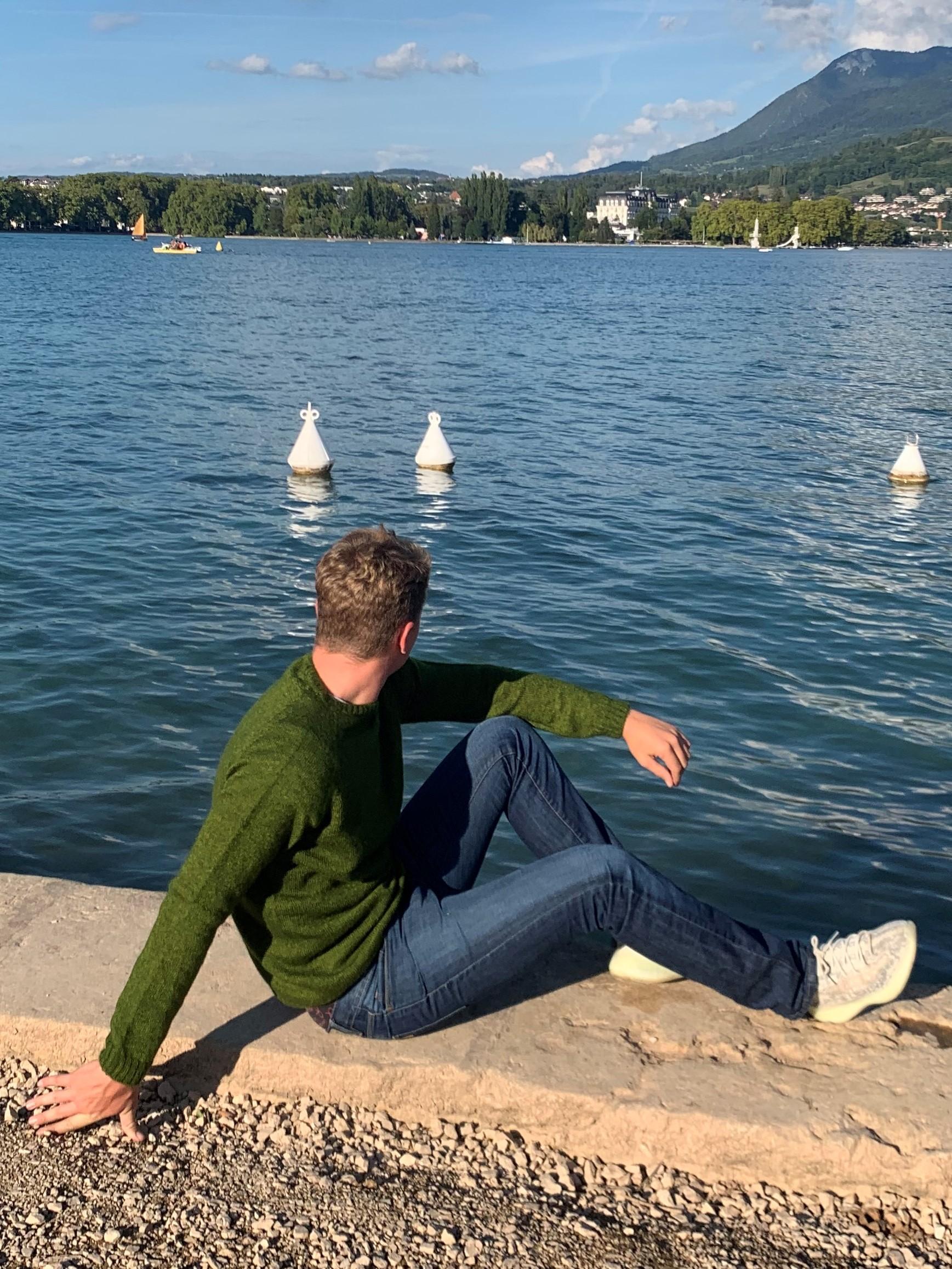 pull laine mohair col rond mousse 2