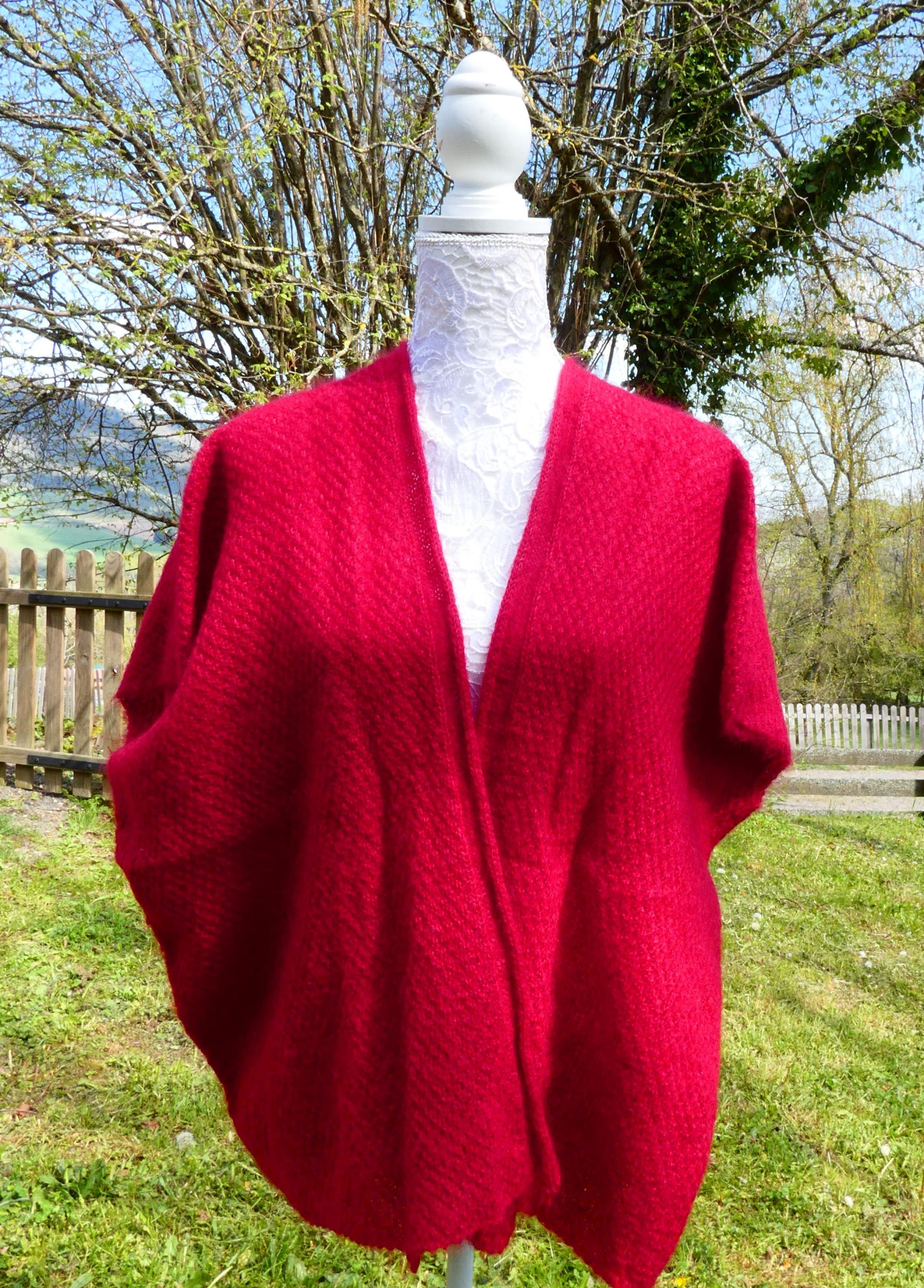 Gilet mohair primadonna rubis 2