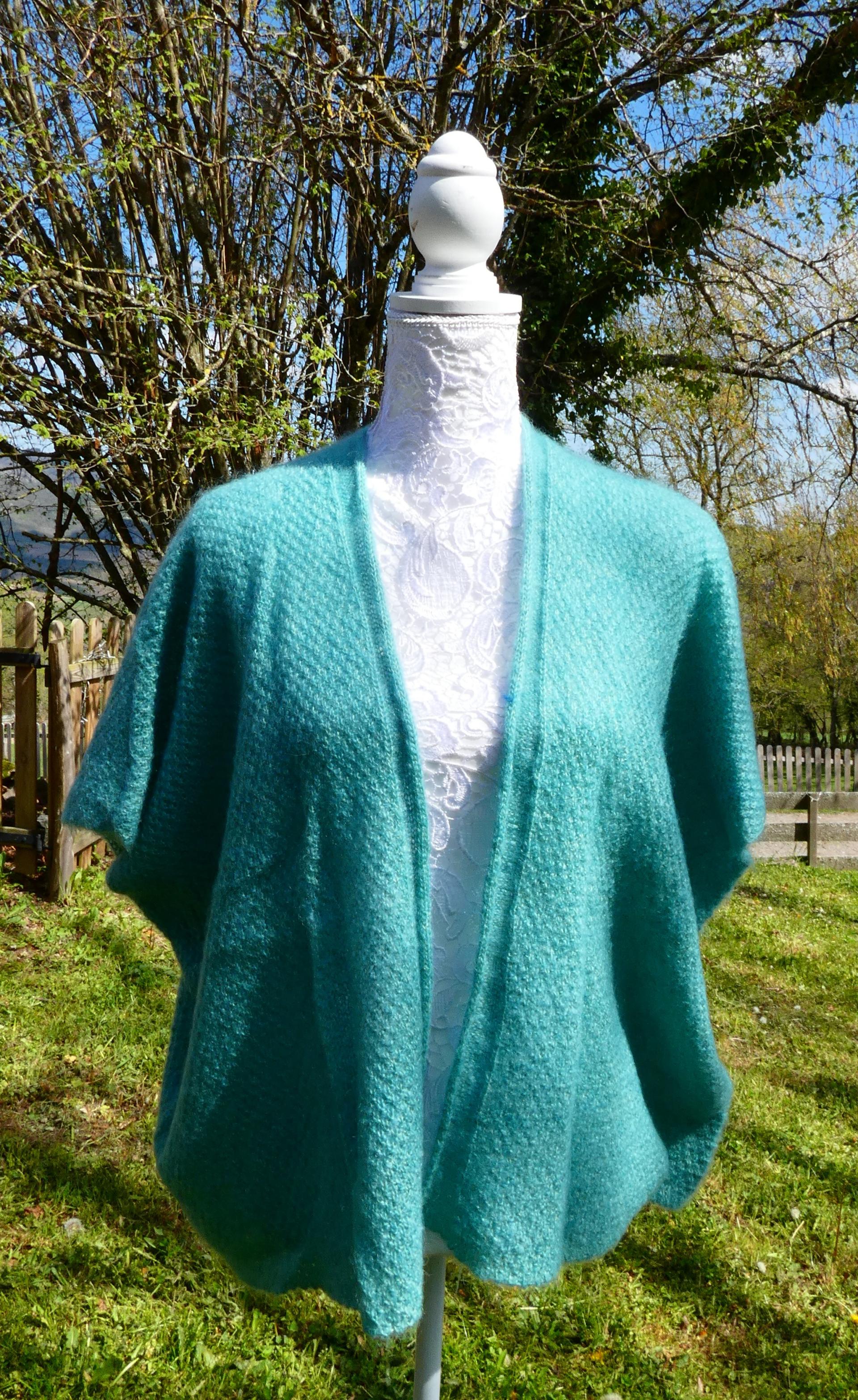 Gilet mohair primadonna sauge 